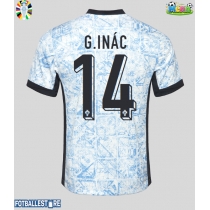 Portugal Goncalo Inacio #14 Bortedrakt EM 2024 Kortermet